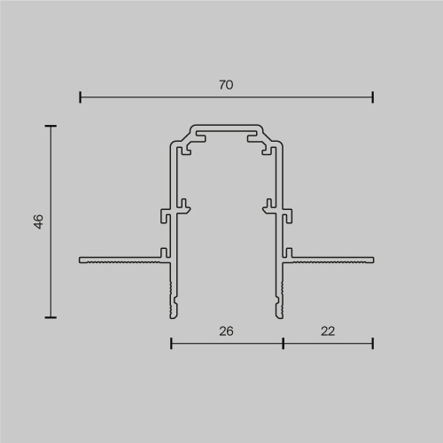 Шинопровод встраиваемый Technical TRX034-421.12W фото 8