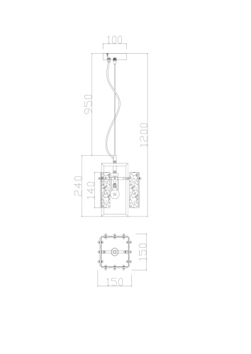 Подвесной светильник Freya Basilica FR5166PL-01BS фото 4