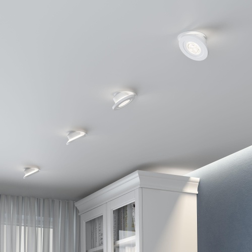 Встраиваемый светодиодный светильник 6W 4000K белый 25084/LED фото 5