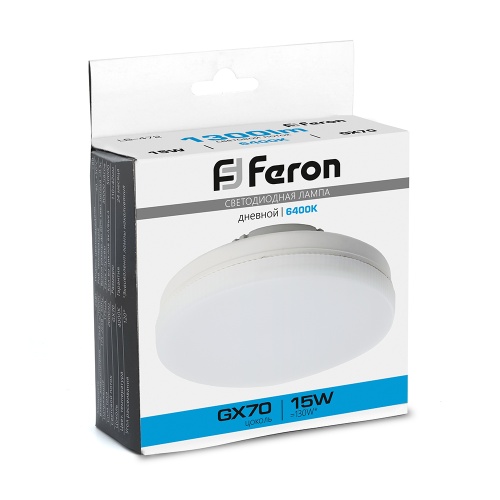 Лампа светодиодная Feron GX70 15W 6400K LB-472 48305 фото 3