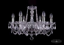 Подвесная люстра Bohemia Ivele Crystal 1402/6/195 Ni Leafs