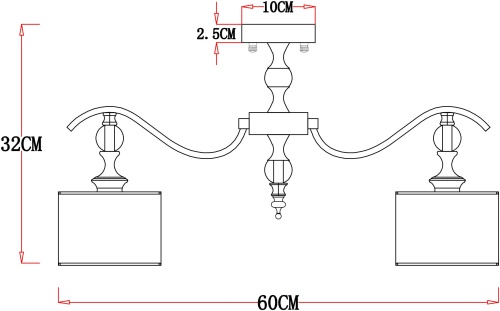 Люстра Arte Lamp IBIZA A4038PL-5CC фото 8