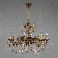 Подвесная люстра GRANADA Ambiente 2118/8 PB Leaf crystal