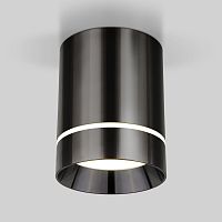 Накладной светодиодный светильник Elektrostandard DLR021 9W 4200K Черный жемчуг 9W