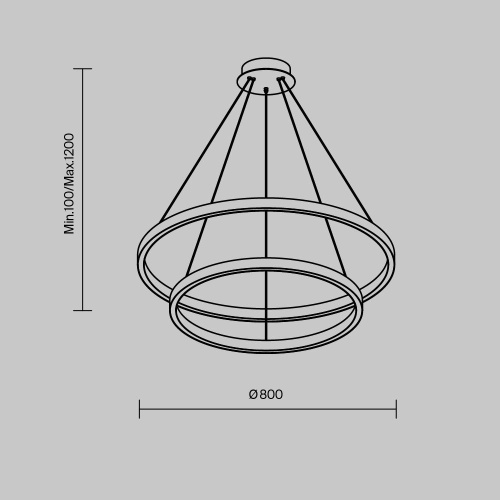 Подвесной светильник Maytoni Rim MOD058PL-L74BSK фото 7
