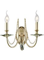 Бра Crystal Lux VICTORIA VICTORIA AP2 GOLD/AMBER