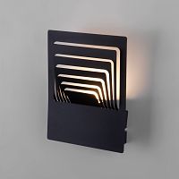 Настенный светодиодный светильник Elektrostandard Onda LED MRL LED 1024 чёрный