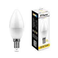 Лампа светодиодная Feron 11W E14 2700K 25941