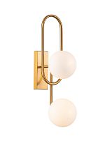 Настенный светильник 11015/2W Brass