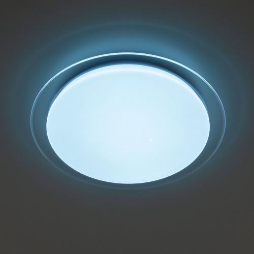 Люстра светодиодная с пультом Citilux Спутник CL734 CL734480G фото 4