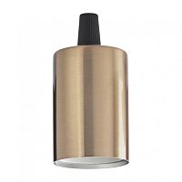 Патрон Ideal Lux Portalampada E27 Liscio Ottone Brunito