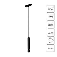Светильник подвесной Arte Lamp RAPID A1159PL-1BK