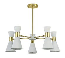 Люстра MAK-interior Elisium WTL1068-5GD-WH