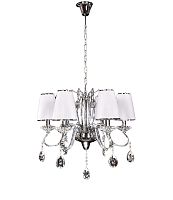 Хрустальная подвесная люстра Lumina Deco Finezzia LDP 9267-6 CHR