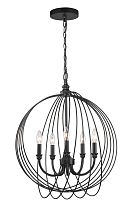 Люстра подвесная TopLight Dina TL1185H-05BK