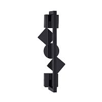 Настенный светильник Odeon Light HIGHTECH ODL_EX24 017 GEOS черный/черн полиров/металл/акрил поворотный на 360° IP20 LED 7W 184Лм 3000K  6690/7WL