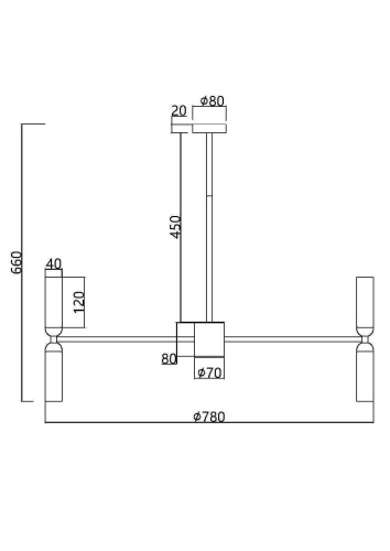 Подвесной светильник Maytoni MOD177PL-16G фото 7