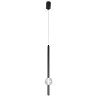 Светильник подвесной ELVIRA Crystal Lux ELVIRA SP8W LED 4000K BLACK
