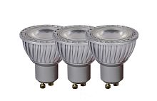 Лампочка светодиодная диммируемая Lucide LED BULB GU10 5W 3000K 49006/15/36 3 шт.