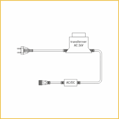 Блок питания Teamprof TPF-220AC/DC24-60W-W фото 3